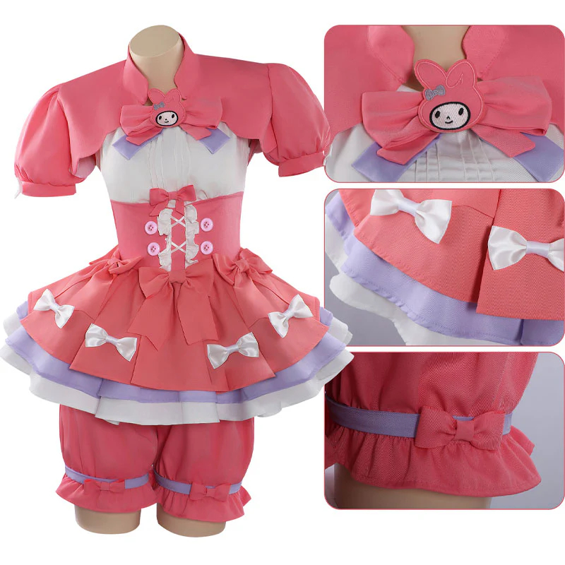 Identity V x Sanrio Cheerleader Lily Barriere Cosplay Costumes