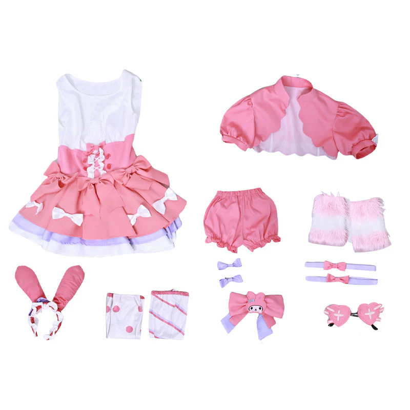Identity V x Sanrio Cheerleader Lily Barriere Cosplay Costumes