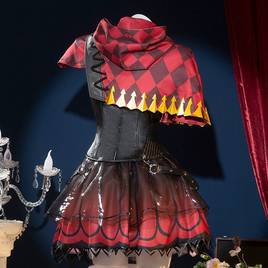 Game Identity V Mechanic Red Riding Hood Tracy Reznik Cosplay Costume