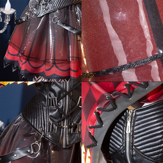 Game Identity V Mechanic Red Riding Hood Tracy Reznik Cosplay Costume