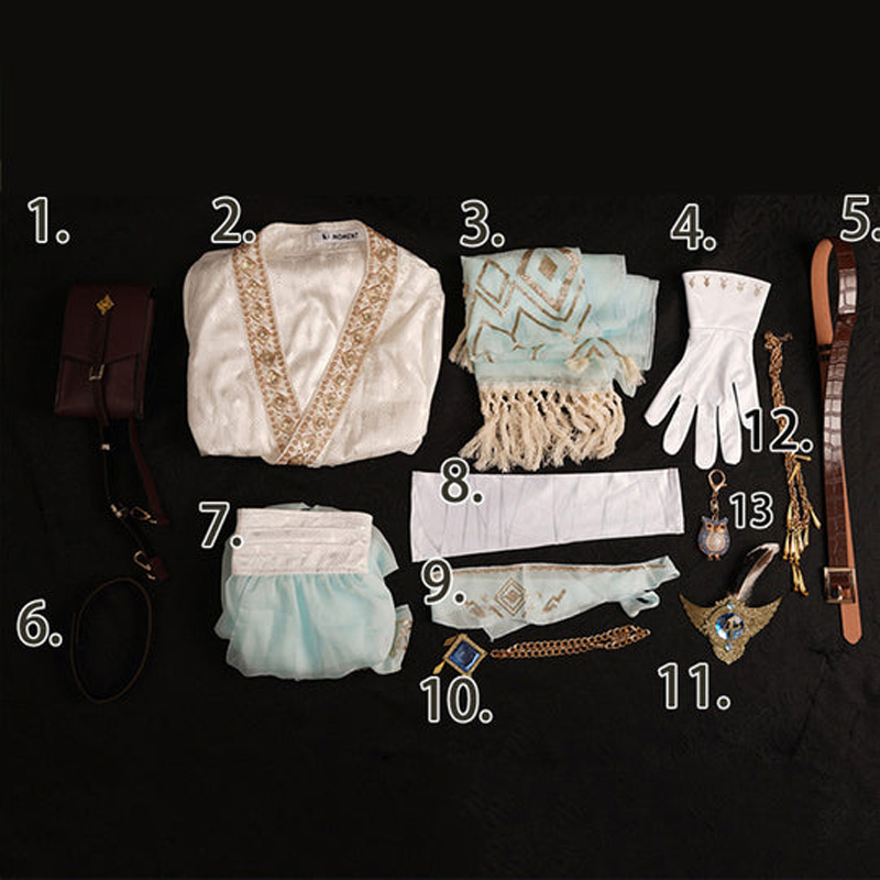 Identity V Seer Eli Clark "White" Cosplay Costume