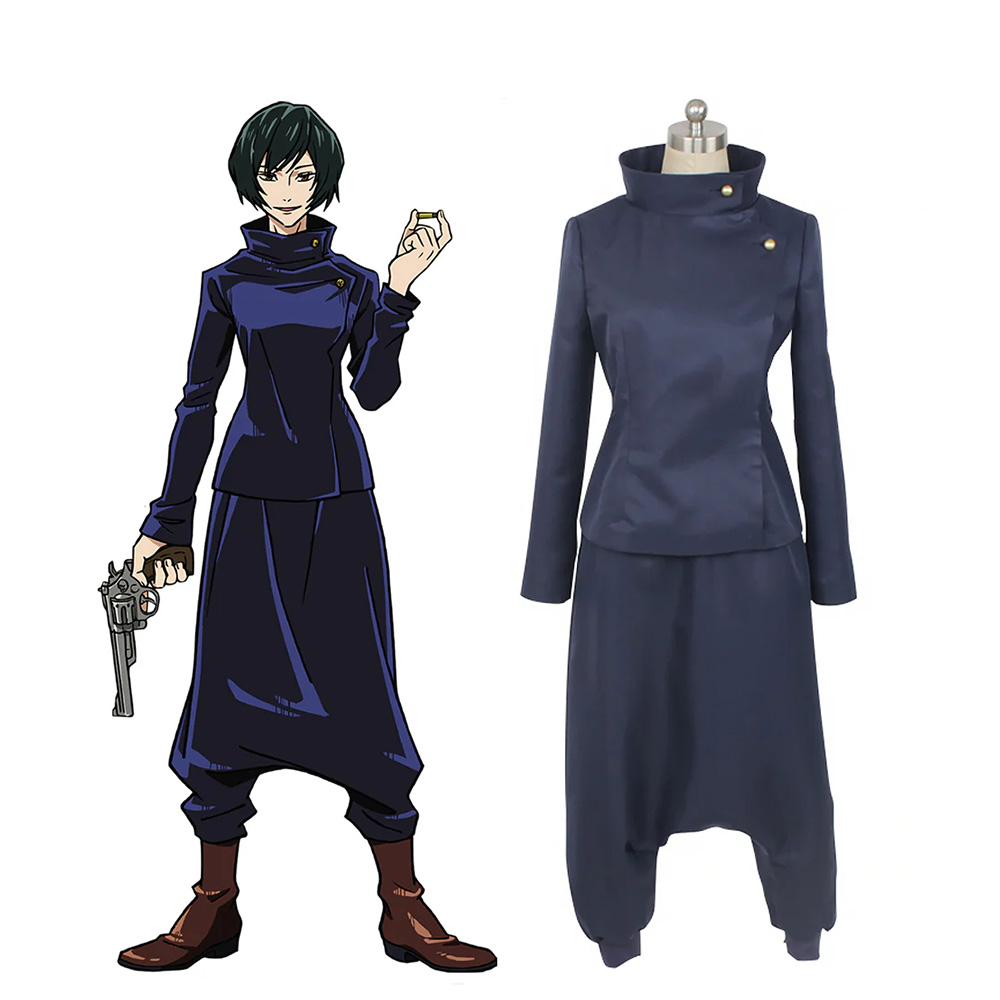Jujutsu Kaisen Mai Zenin Cosplay Costume Top Pants Outfits Adult Halloween Carnival Party Disguise