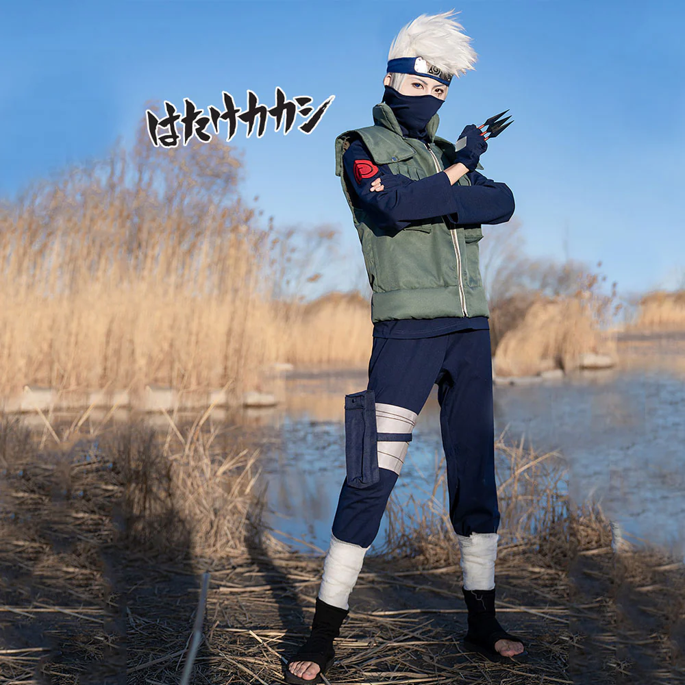 Kakashi Hatake from Naruto Halloween Cosplay Costume