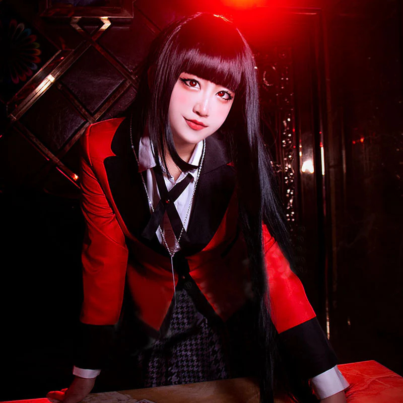 Kakegurui Compulsive Gambler Yumeko Jabami Halloween Cosplay Costume