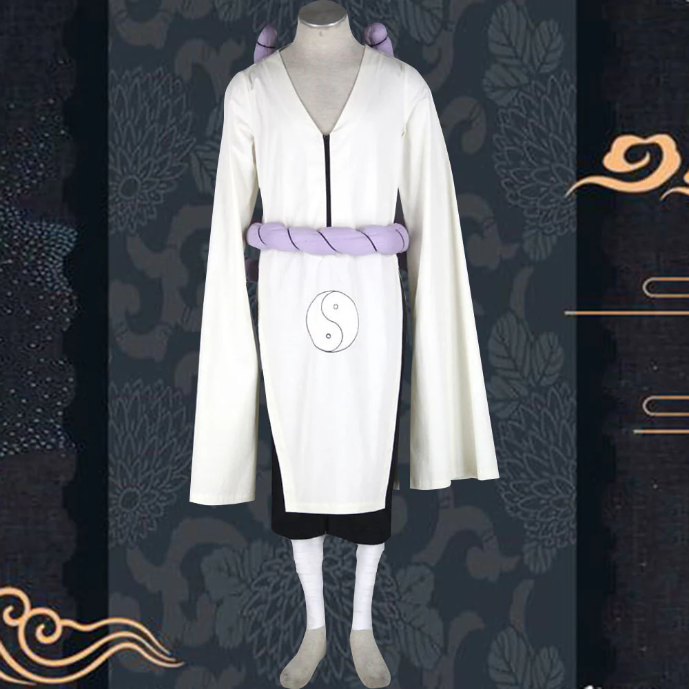 Kimimaro from Naruto Halloween Cosplay Costume