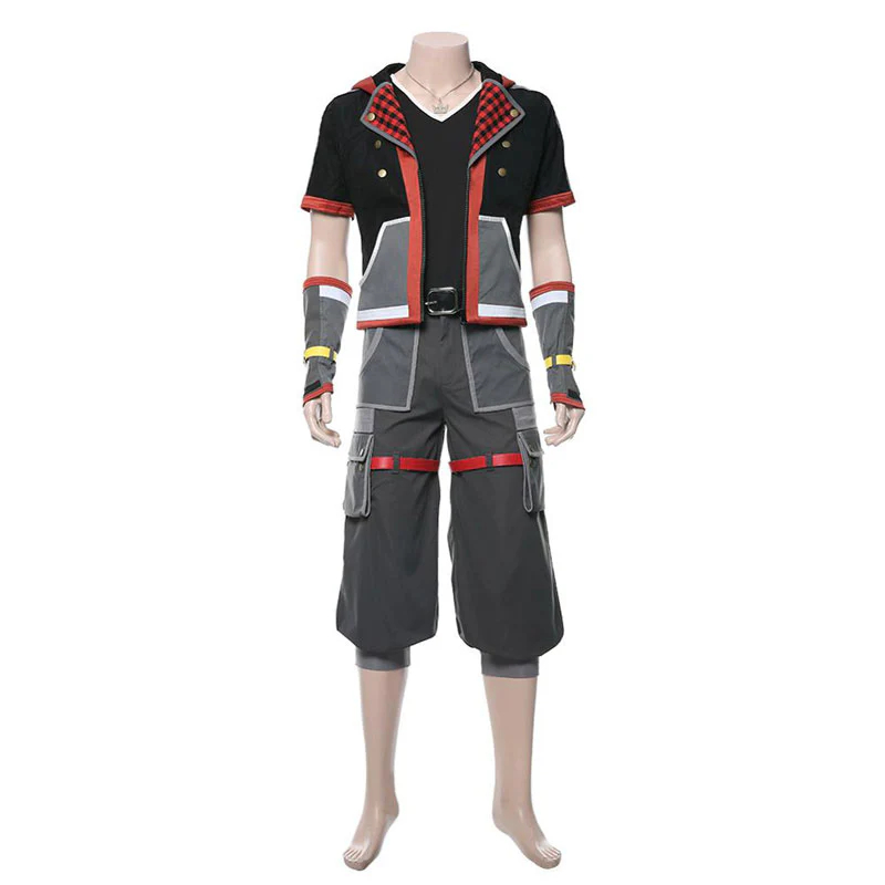 Game Kingdom Hearts Sora Halloween Cosplay Costumes