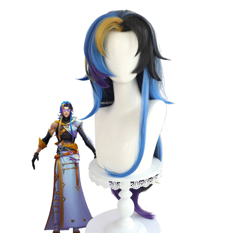 LOL Prestige Heartsteel Yone Cosplay Wig