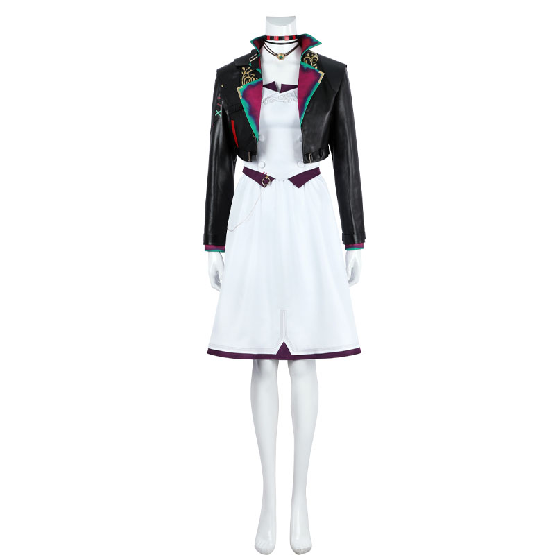 LOL League of Legends Arcane Season 2 Universe Jinx Powder Dress Cosplay Costume
