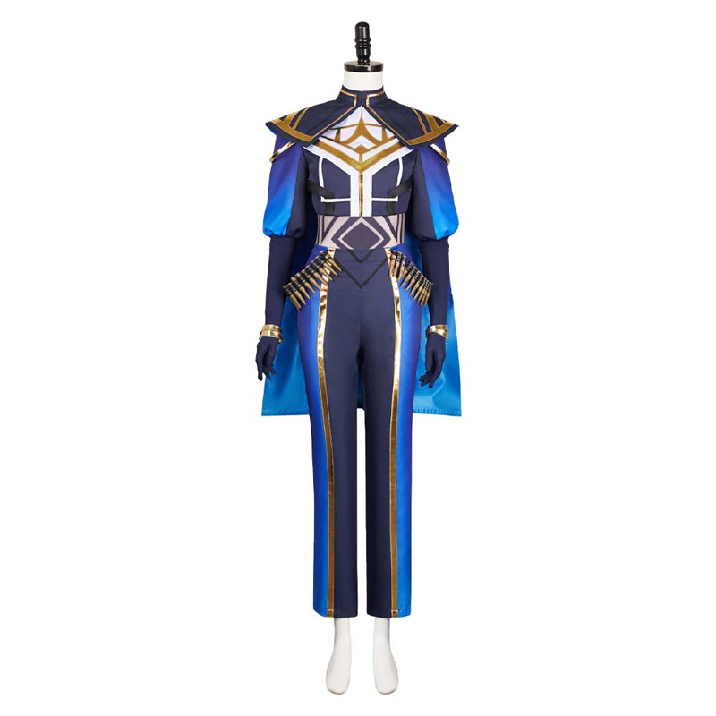 LOL League of Legends Commander Caitlyn Prestige Cosplay Costume