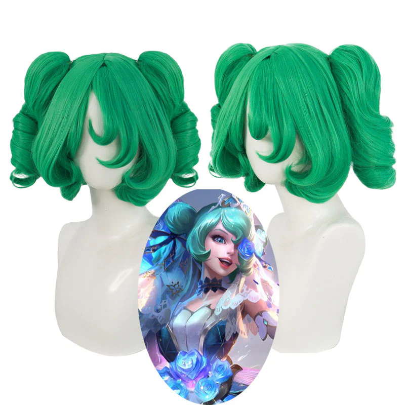 LOL Prestige Gcrystal Rose Gwen Cosplay Wig 