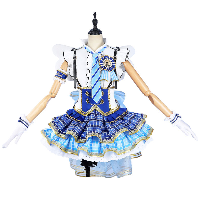  Collab Series: Love Live! Umi Sonoda Blue Amor Lovelive Cosplay Costume