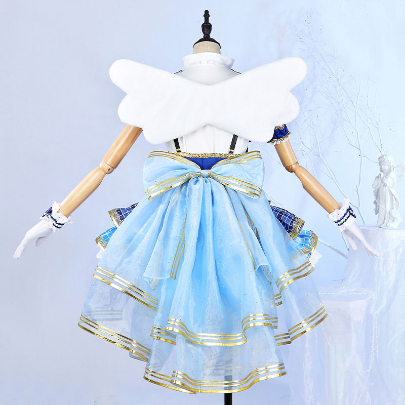  Collab Series: Love Live! Umi Sonoda Blue Amor Lovelive Cosplay Costume