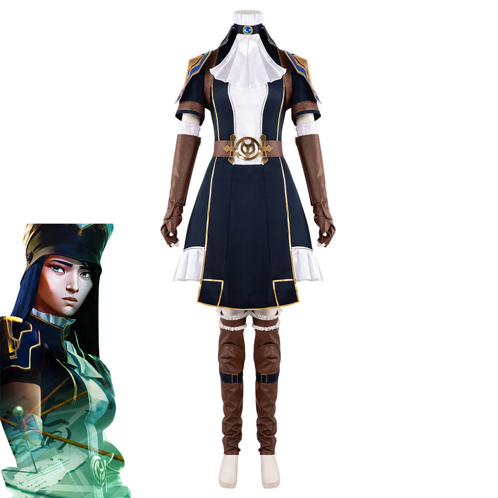 Game LOL Arcane Caitlyn Cosplay Costume The Sheriff of Piltover Caitlyn Uniform