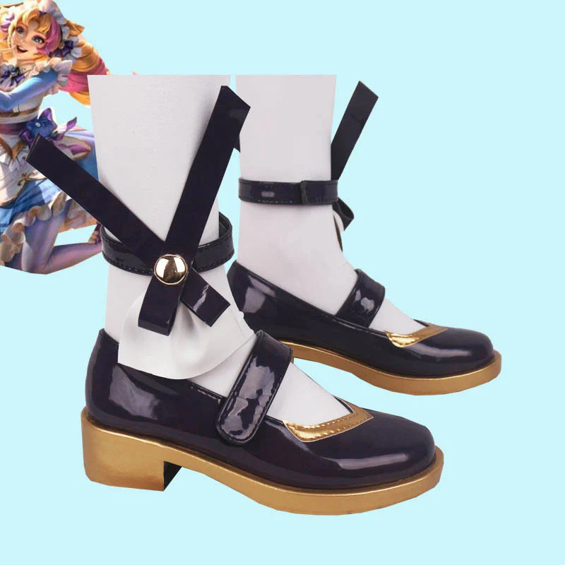 Game League of Legends Cafe Cutie Gwen Cosplay Shoes