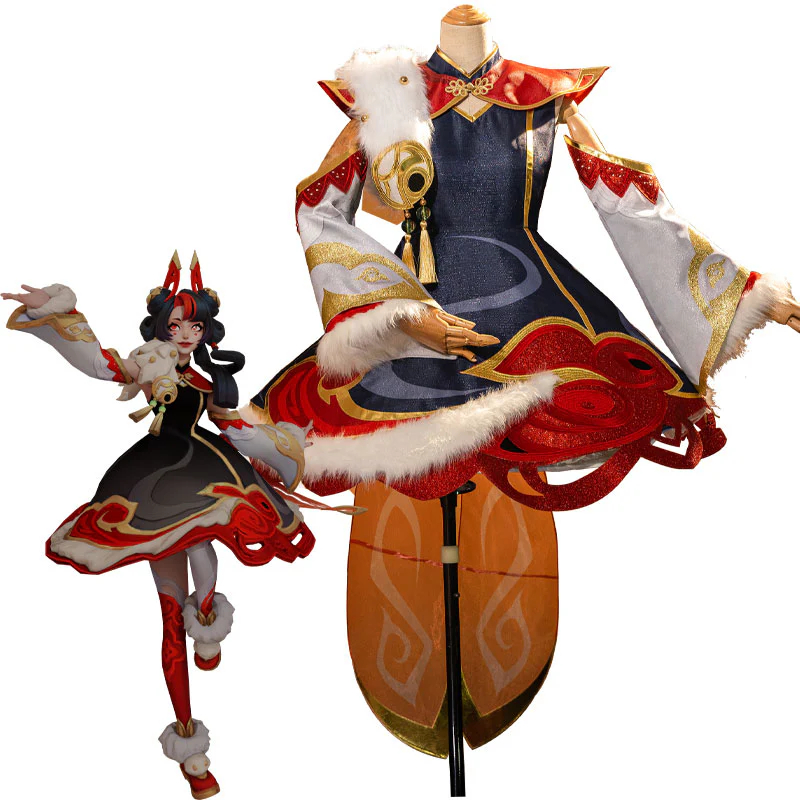 Game LOL Cinematic Mythmaker Gwen Cosplay Costumes