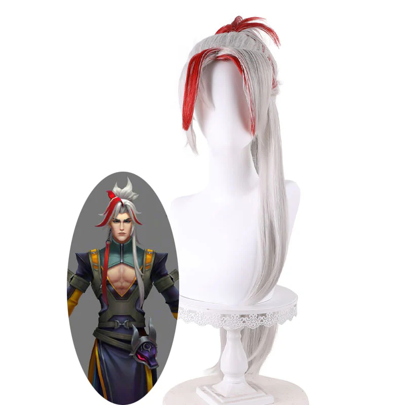 LOL Heartsteel Yone Cosplay Wig