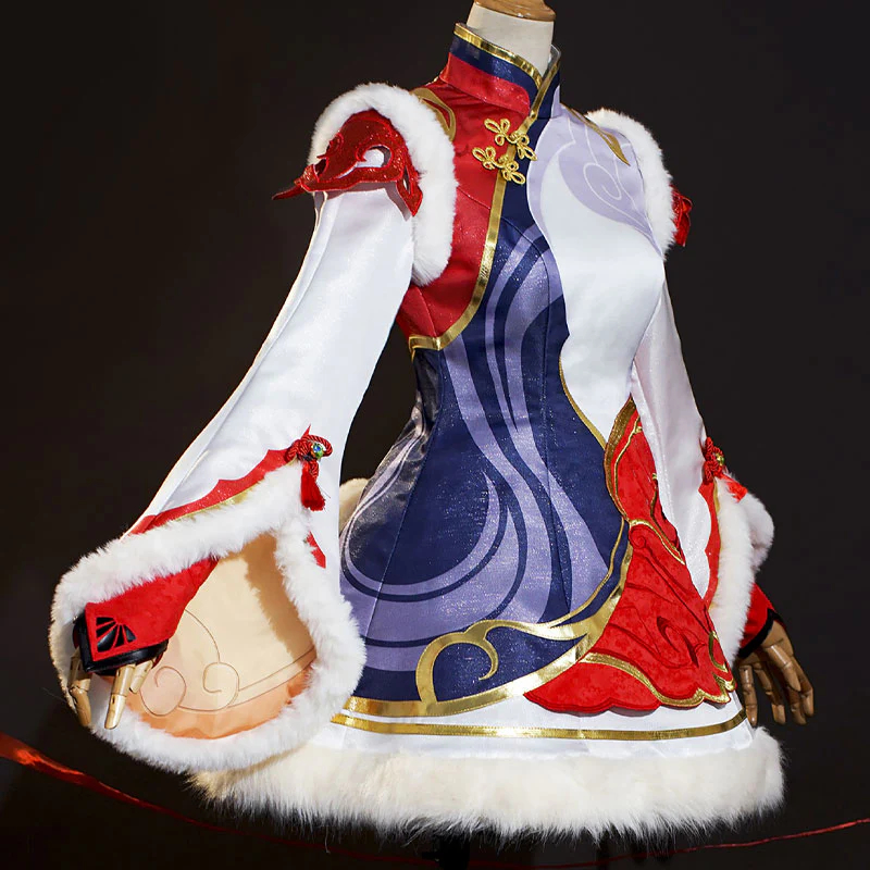 Game LOL Paper Cut Mythmaker Seraphine Cosplay Costume