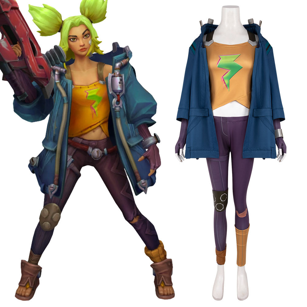 League of Legends LOL Zeri Cosplay Costume