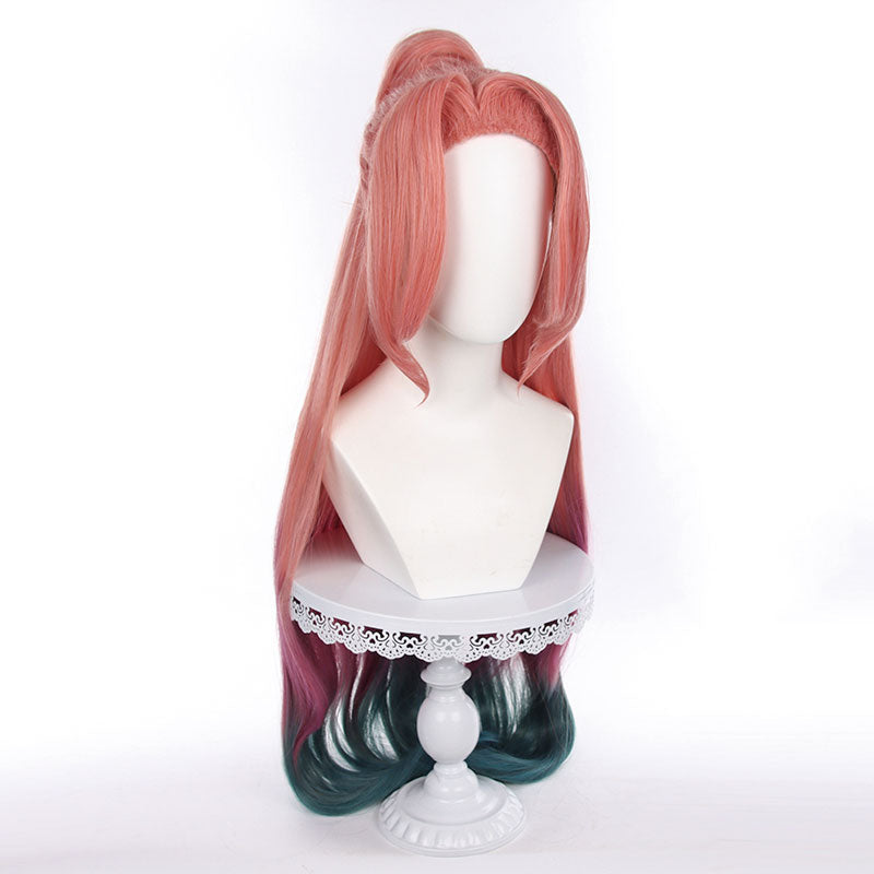 Game LOL Prestige Ocean Song Seraphine Cosplay Wigs