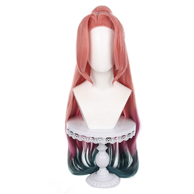 Game LOL Prestige Ocean Song Seraphine Cosplay Wigs