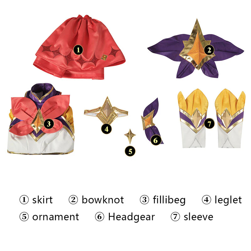 Game LOL Star Guardian 2022 Seraphine Cosplay Costumes