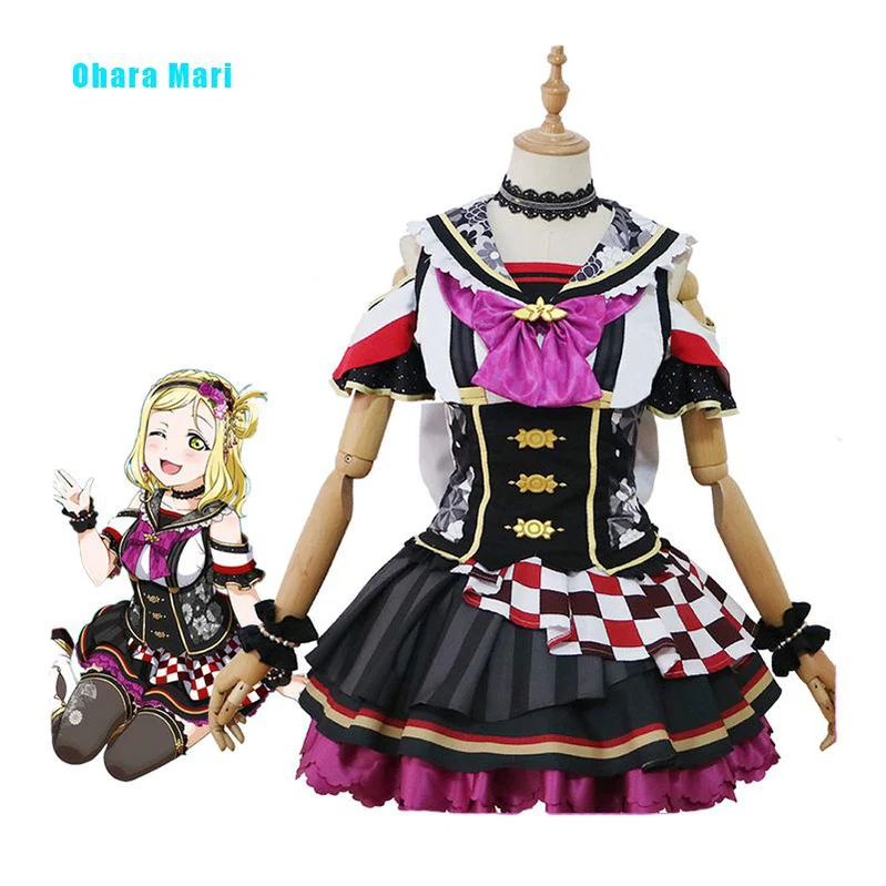 LoveLive!Sunshine!! Ohara Mari First Month Uniform Cosplay Costume