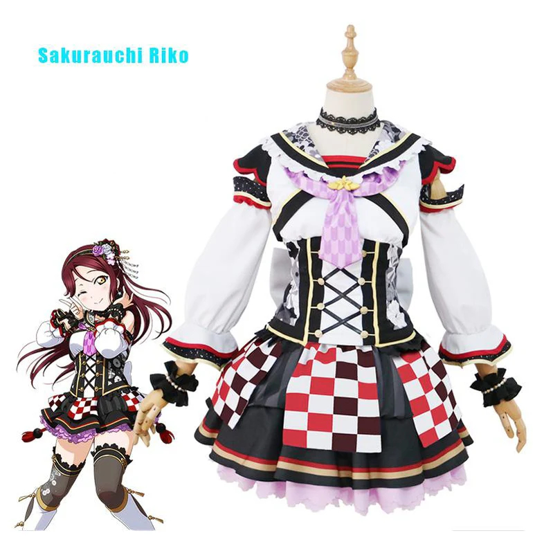 LoveLive!Sunshine!! Sakurauchi Riko First Month Uniform Cosplay Costume