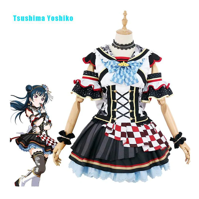  LoveLive!Sunshine!! Tsushima Yoshiko First Month Uniform Cosplay Costume