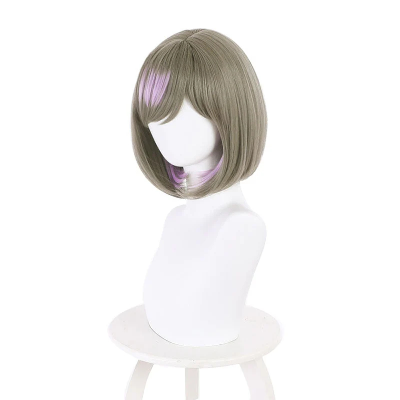 Anime LoveLive!SuperStar!! Tang Keke Cyan Brown Bangs Cosplay Wigs