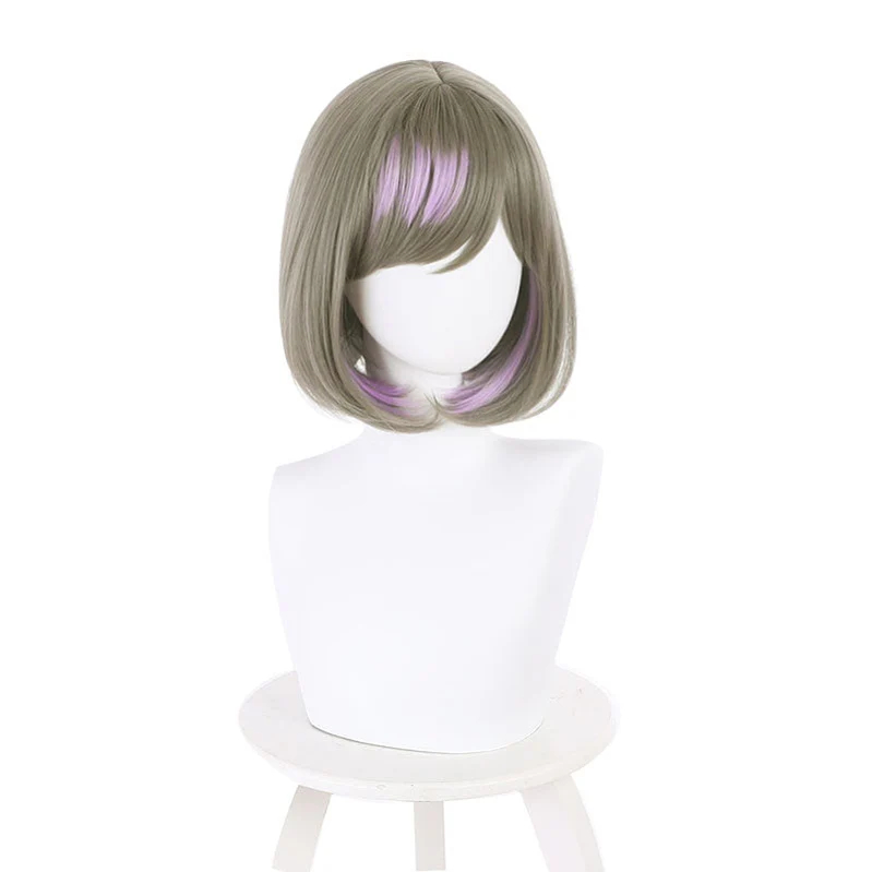 Anime LoveLive!SuperStar!! Tang Keke Cyan Brown Bangs Cosplay Wigs