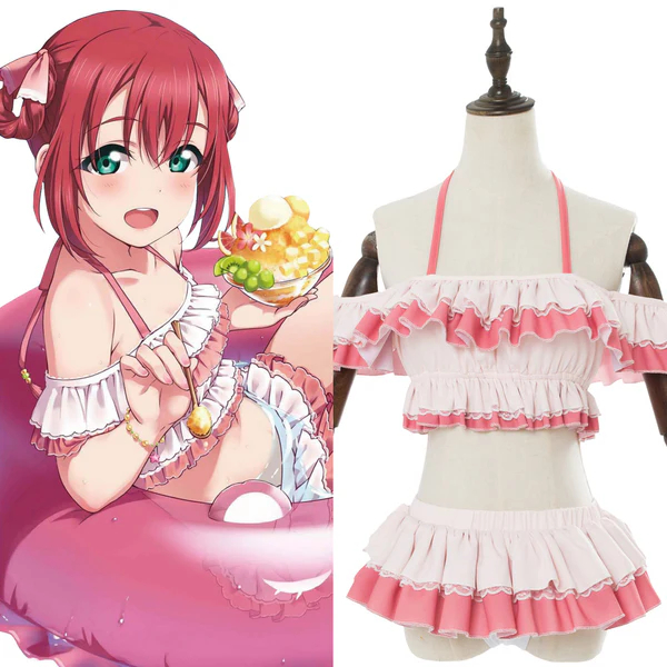 Lovelive Ruby Kurosaw G's Magazine Swimsuit Cosplay Costume