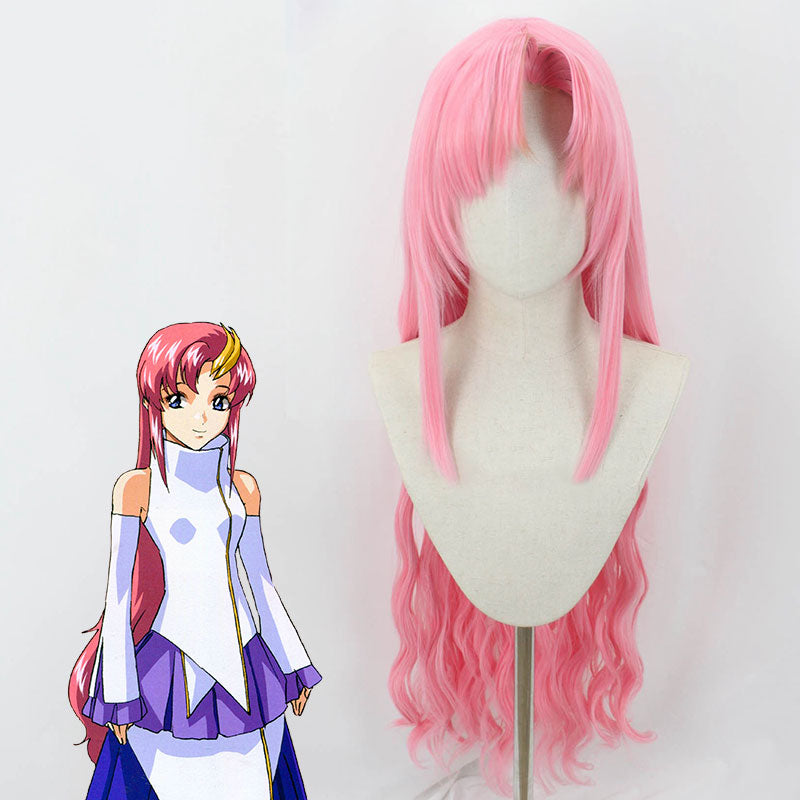  Mobile Suit Gundam SEED Lacus Clyne Cosplay Wig