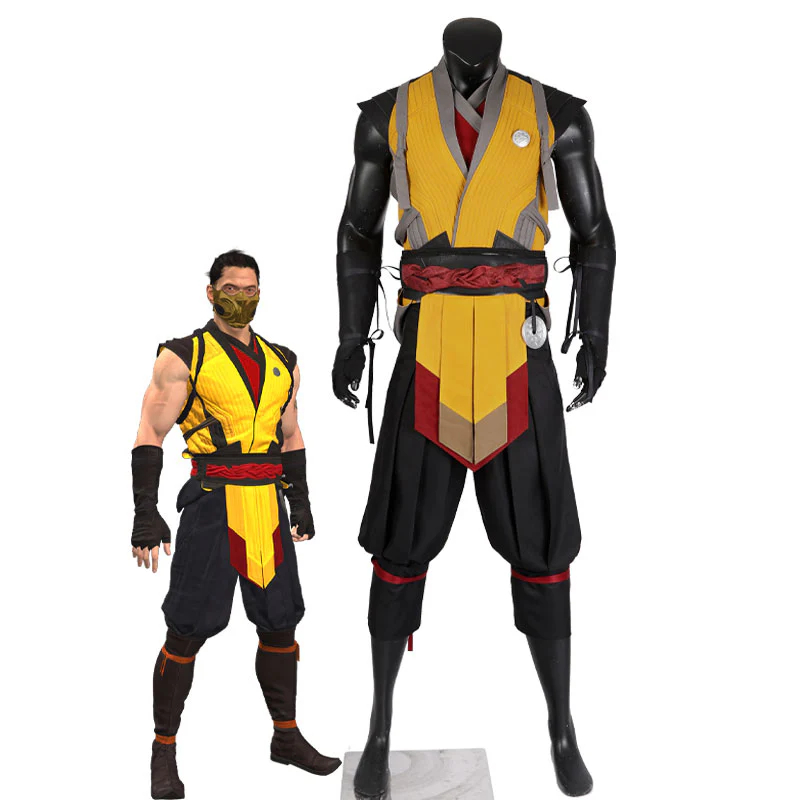 Game Mortal Kombat Scorpion Cosplay Costumes