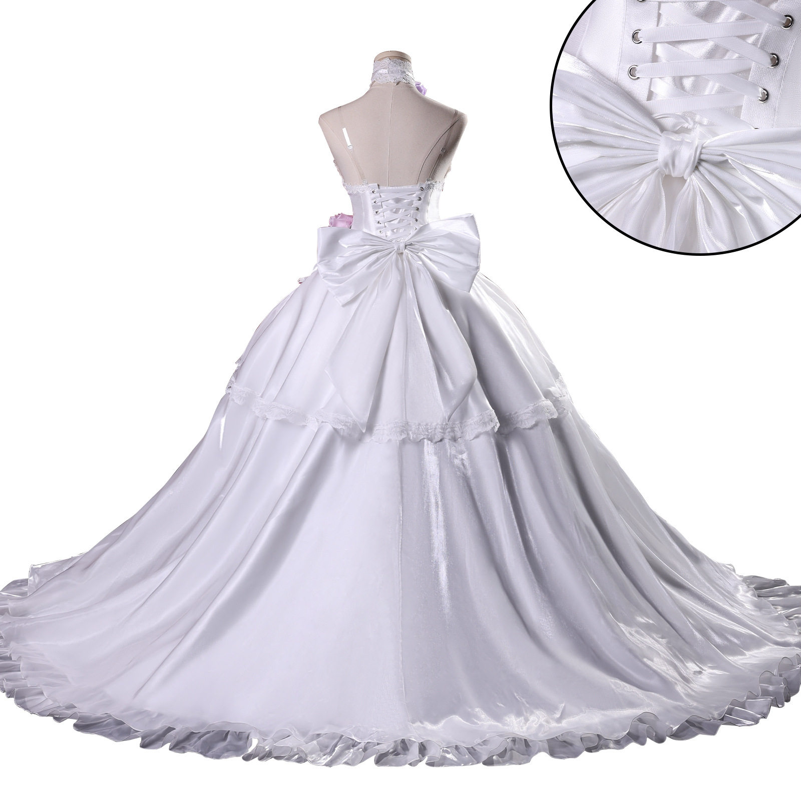 Anime Date A Live Yatogami Tohka Cosplay Wedding Dress Costume