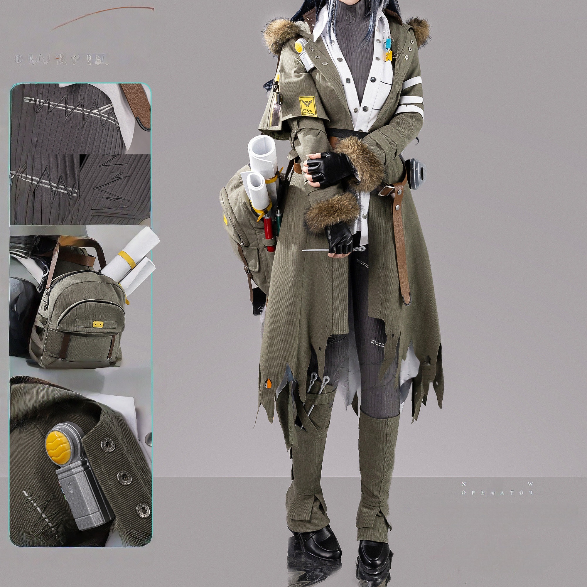 Arknights Snegurochka Cosplay Costume