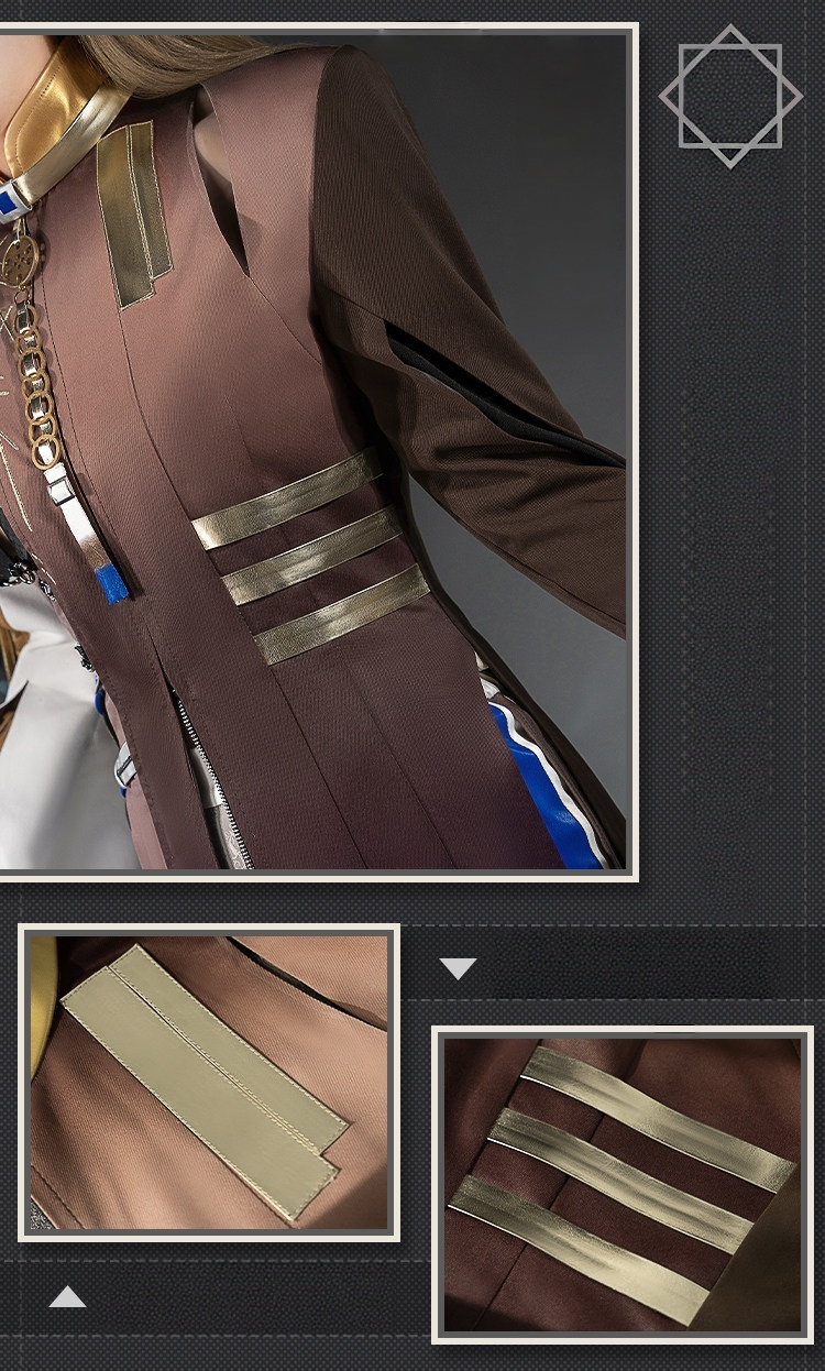 Arknights Ji Cosplay Costume Uniform