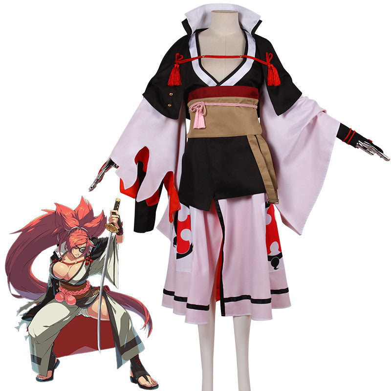 Guilty Gear STRIVE Baiken Halloween Cosplay Costume