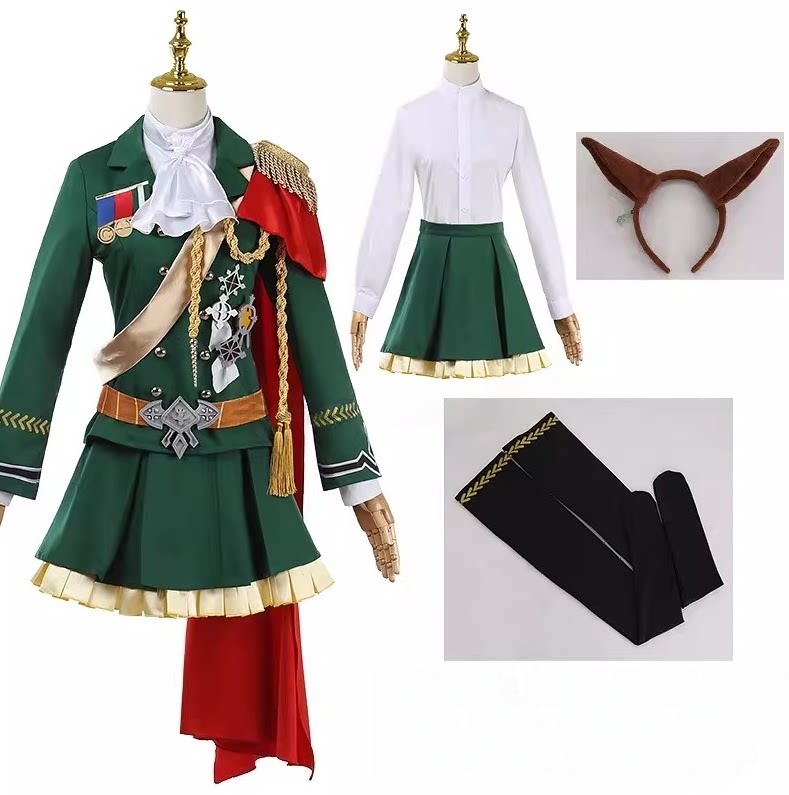 Uma musume Pretty Derby Symboli Rudolf Road of Emperor Cosplay Costume Halloween Christmas Outfit
