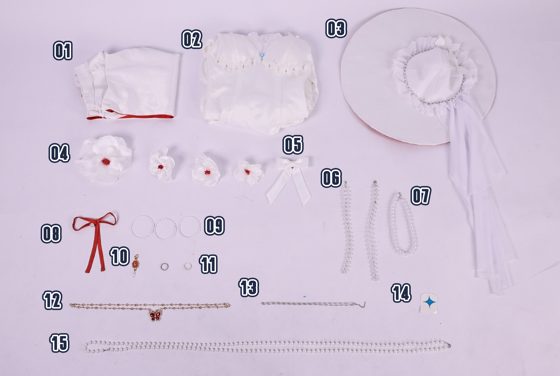 Game Wuthering Waves The Shorekeeper White Cosplay Dress Costumes