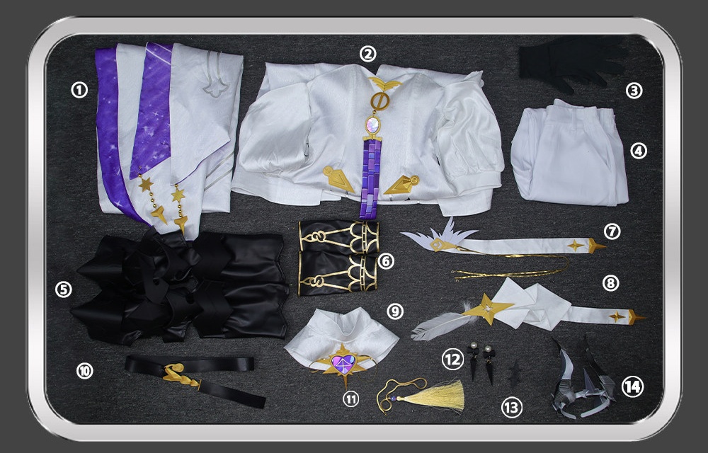 Arknights Eblana Dublin‌ Necrass Cosplay Costume