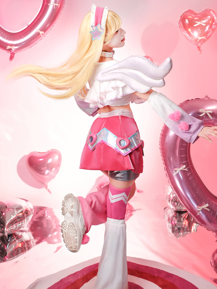 League Of Legends LOL Lovestruck Lux Cosplay Costume Halloween Costume
