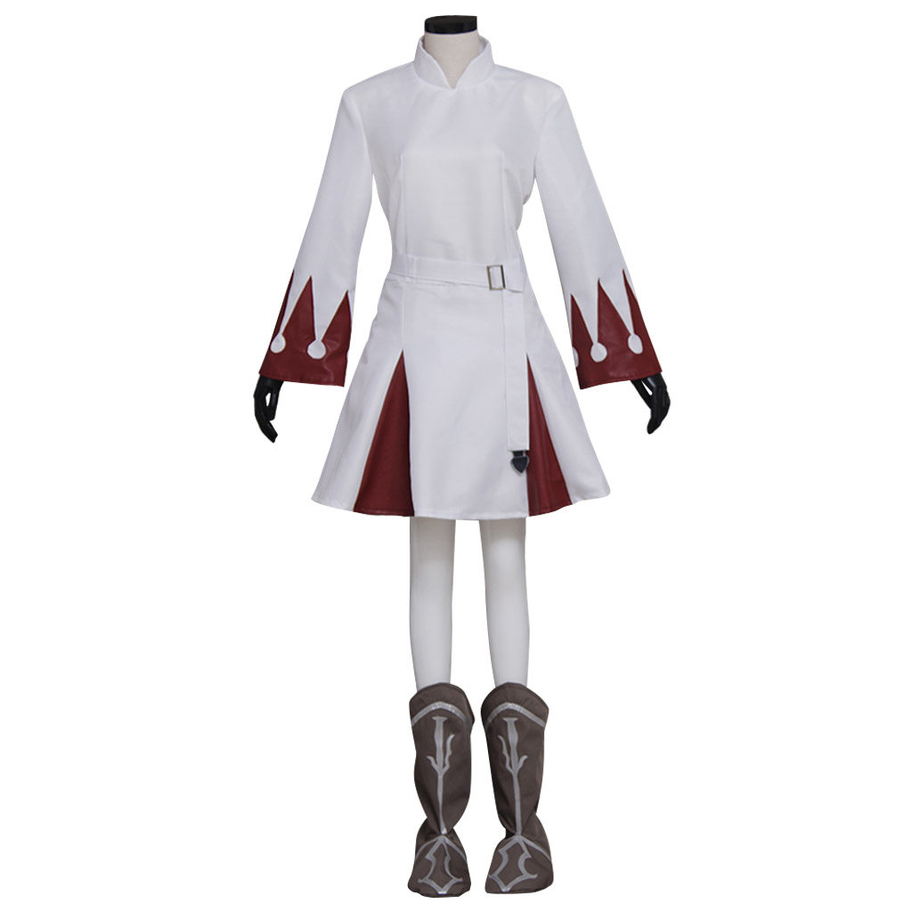 Final Fantasy XIV FF14 White Mage B Edition Cosplay Costume