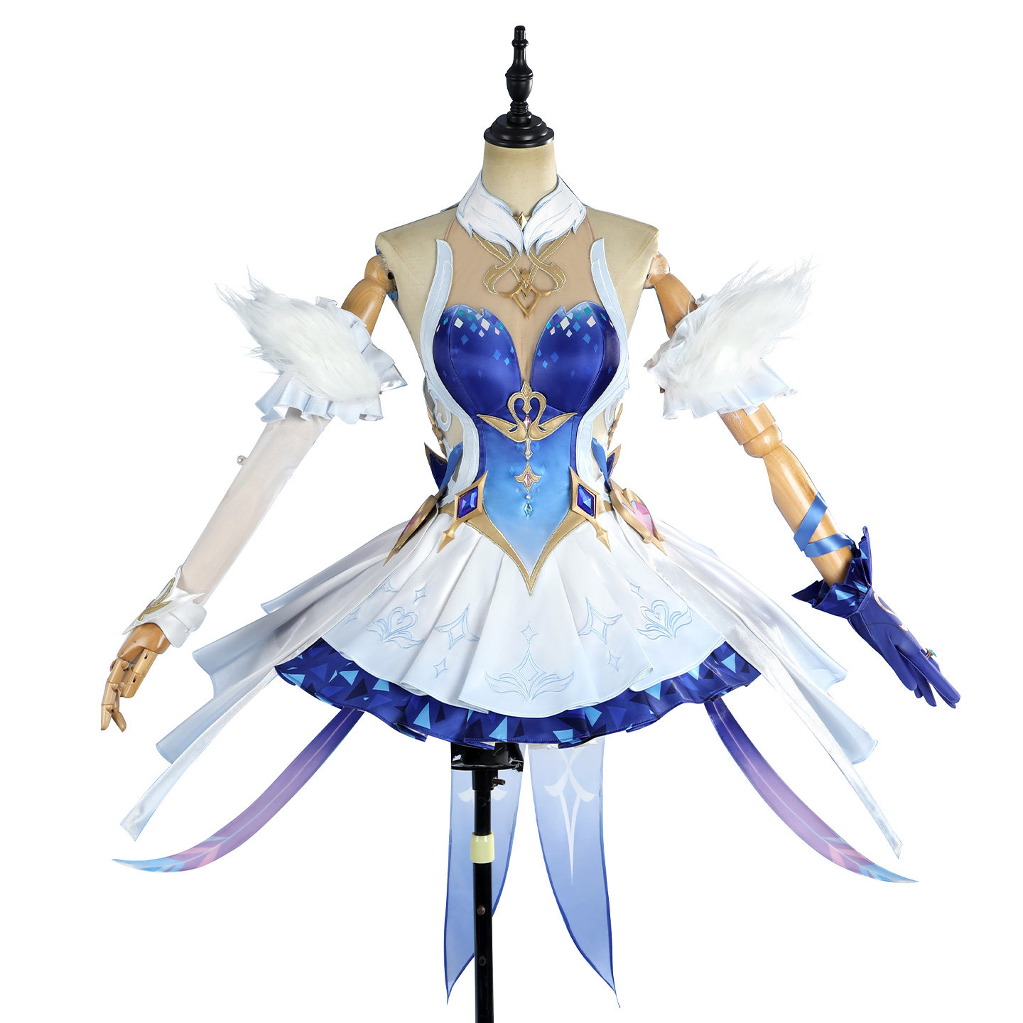 Game Genshin Impact Snezhnaya Odette Cosplay Costumes