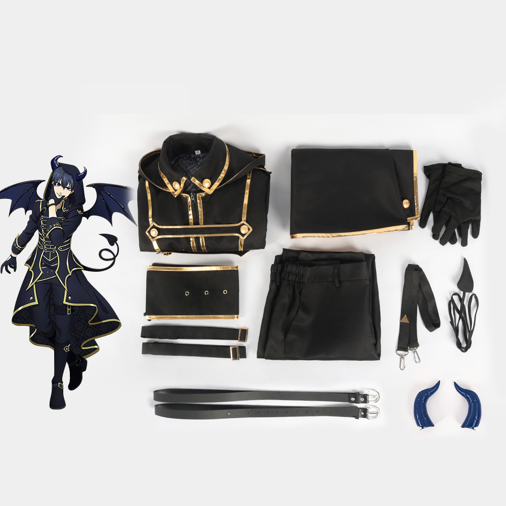  Blue Lock Yoichi Isagi Demon Cosplay Costume