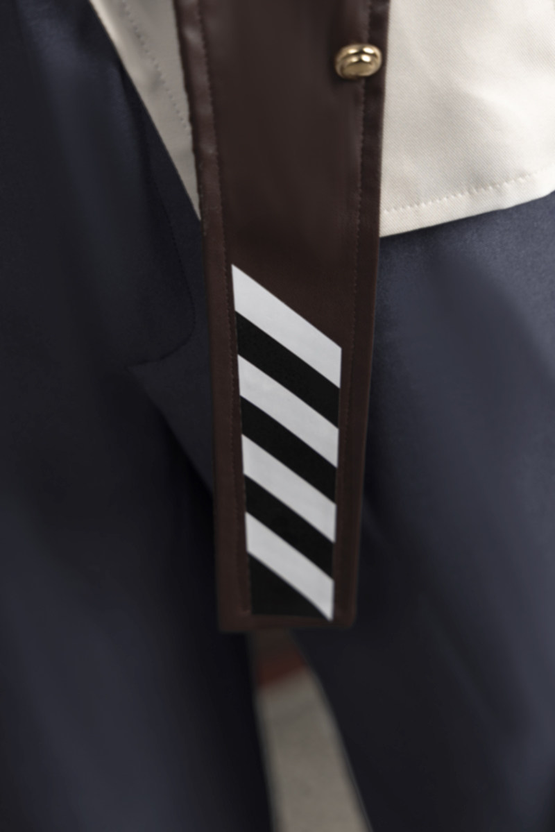 Honkai Star Rail Reca Cosplay Costume Mr. Reca PU Coat Gloves Uniform Outfits Halloween