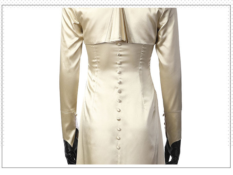 Resident Evil 8 Lady Dimitrescu Cosplay Costume Dress