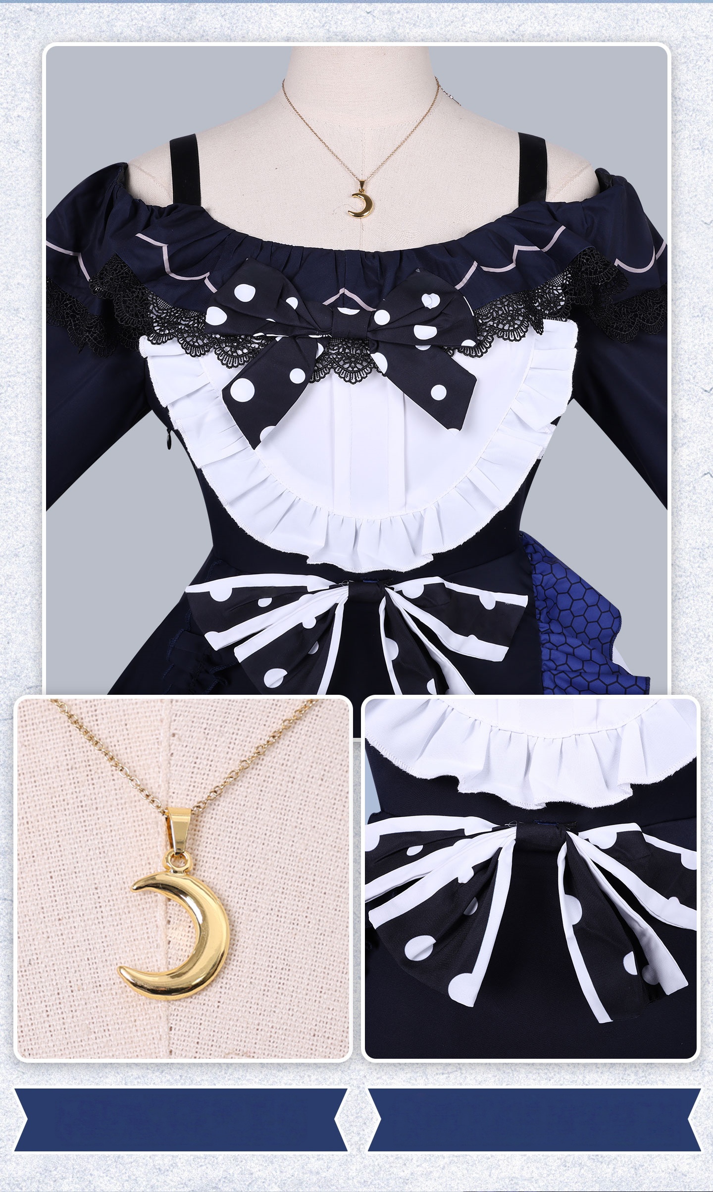 Magical Girl Witch Trials Natsume Anan Cosplay Costume Kawaii Navy  