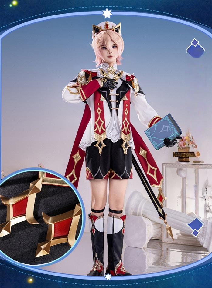 Genshin Impact Dahlia Men Cosplay Costume Cos Game Anime Party Uniform Hallowen Play Role Clothes Clothing