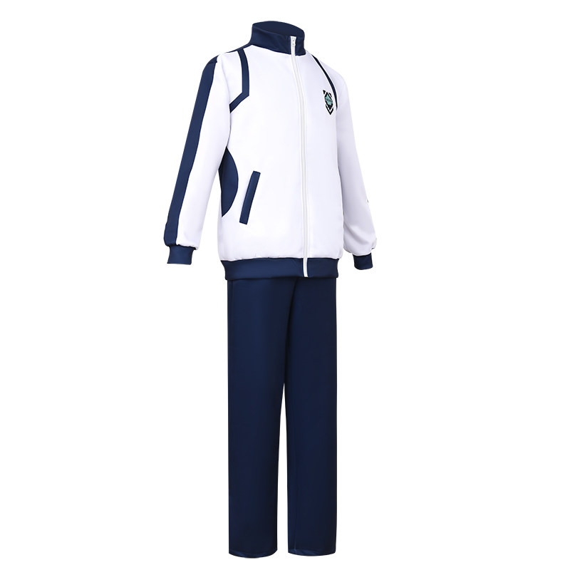 Blue Lock Isagi Yoichi White Sportswear Outfit Men Halloween Carnival Party Cosplay Costume