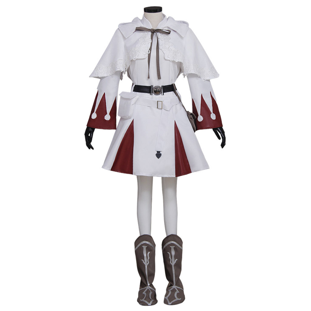 Final Fantasy XIV FF14 White Mage B Edition Cosplay Costume